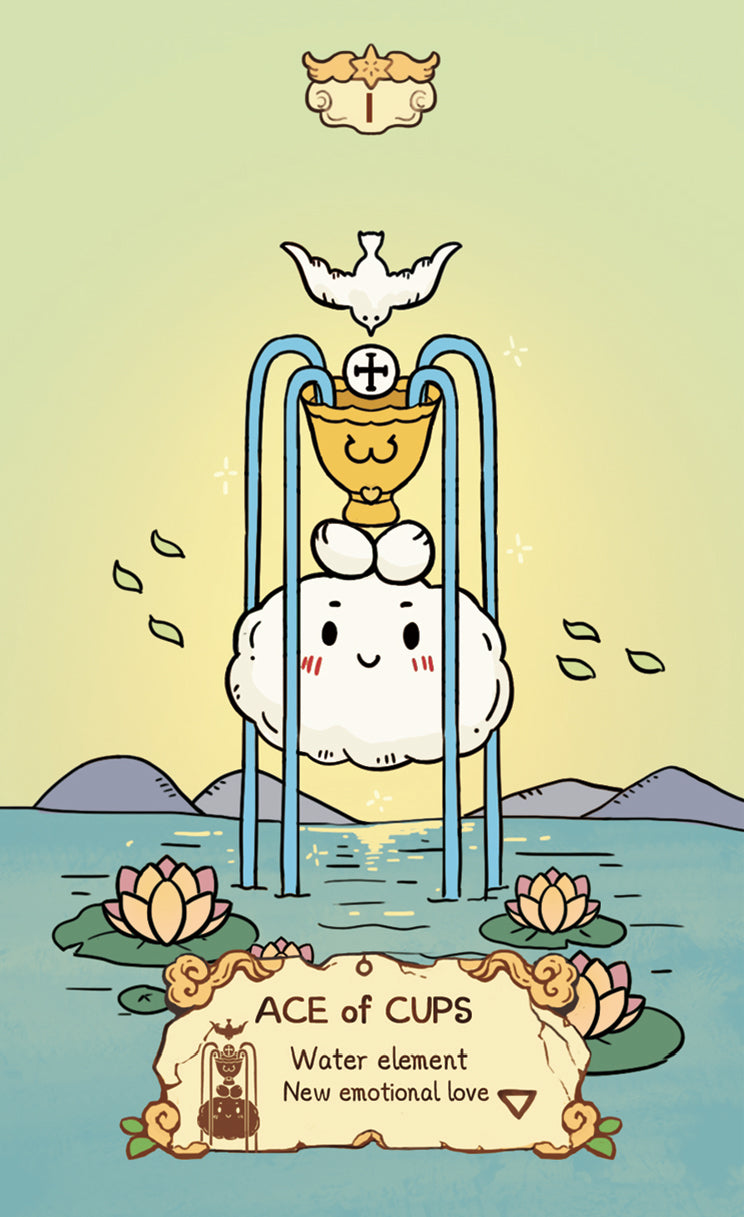 Cloud Rune Legend Tarot – Ace of Cups