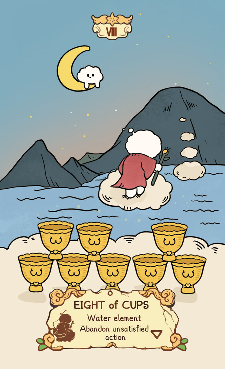 Cloud Rune Legend Tarot – Eight of Cups