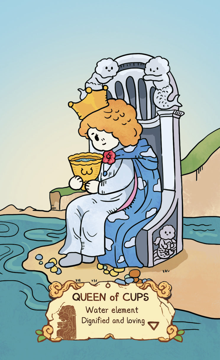 Cloud Rune Legend Tarot – Queen of Cups