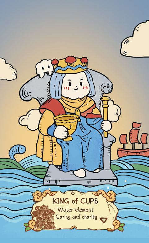 Cloud Rune Legend Tarot – King of Cups