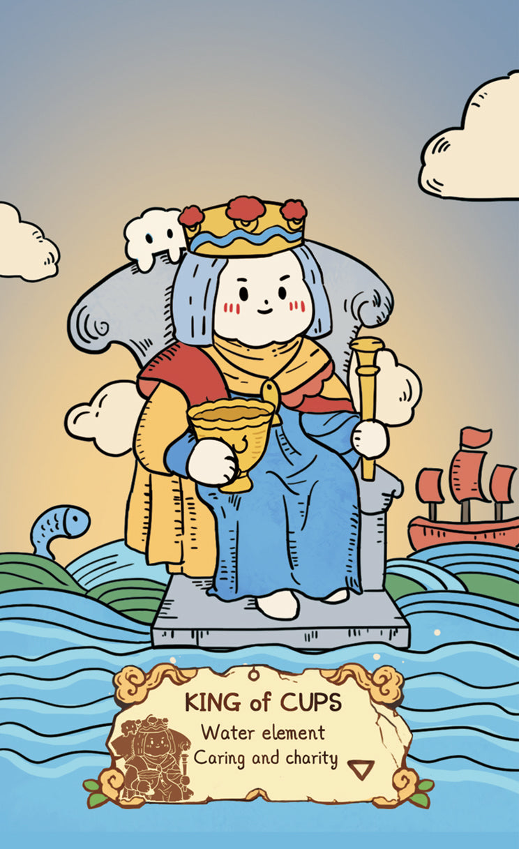 Cloud Rune Legend Tarot – King of Cups