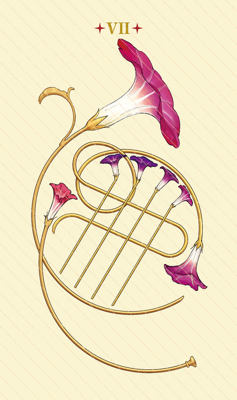 Dawn of Dreams Tarot – Seven of Wands