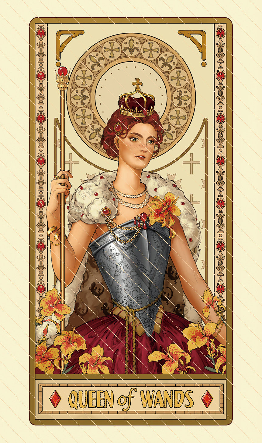 Dawn of Dreams Tarot – Queen of Wands