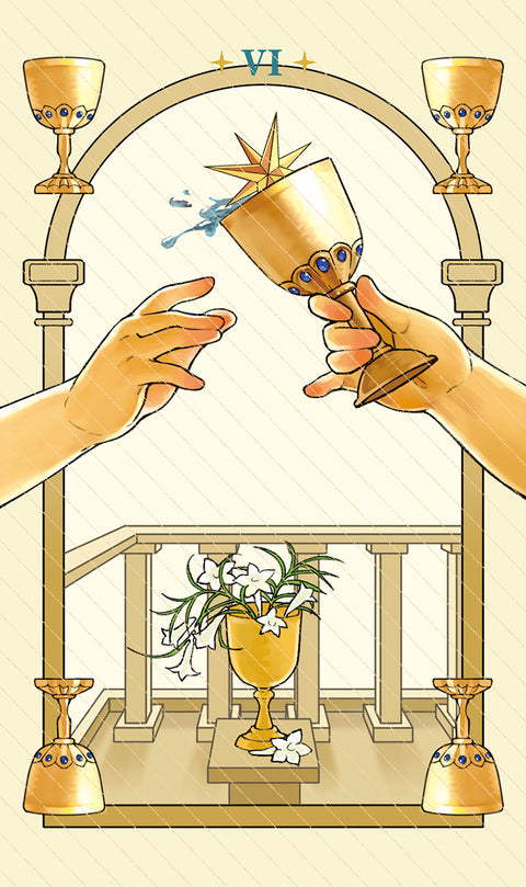 Dawn of Dreams Tarot – Six of Cups