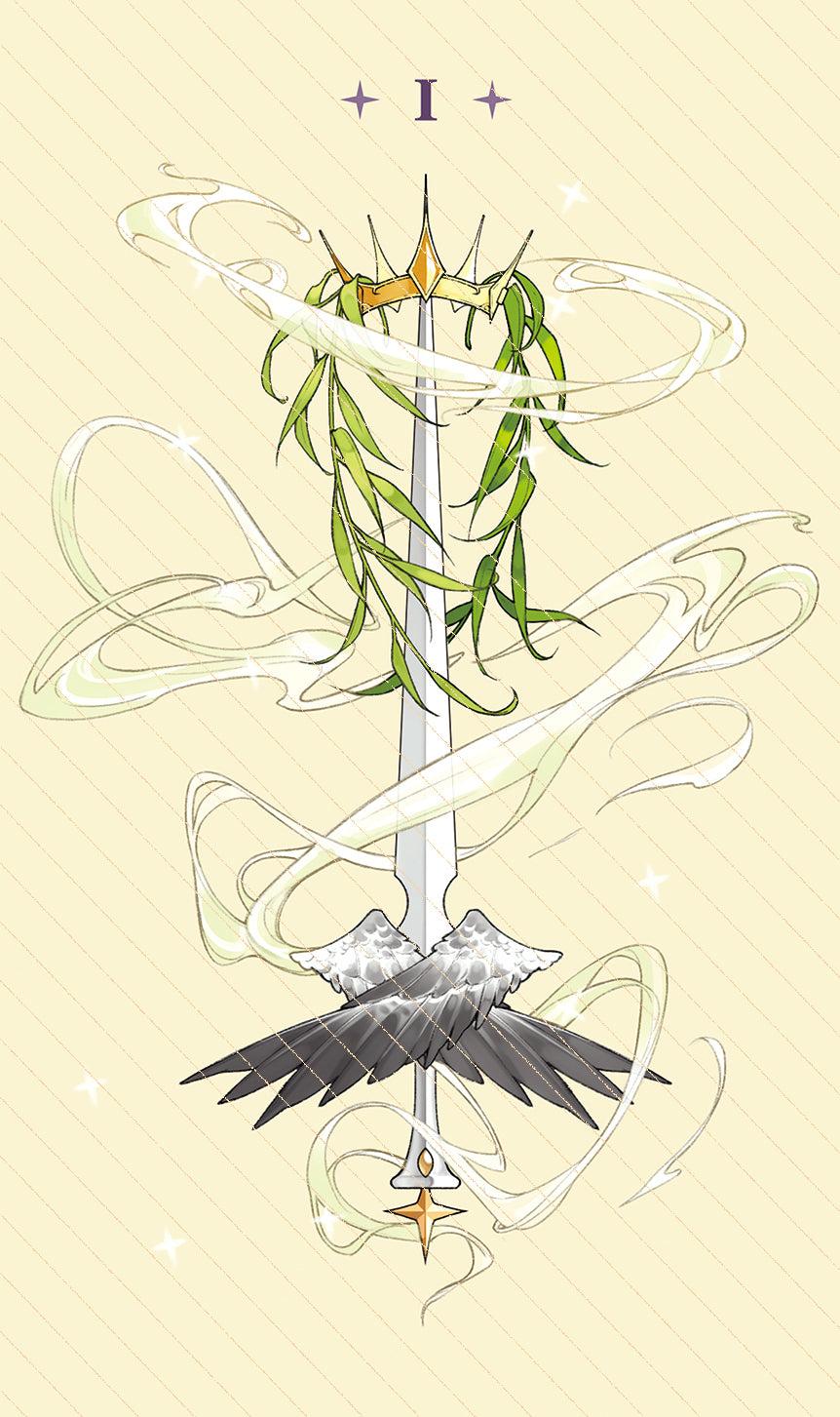 Dawn of Dreams Tarot – Ace of Swords