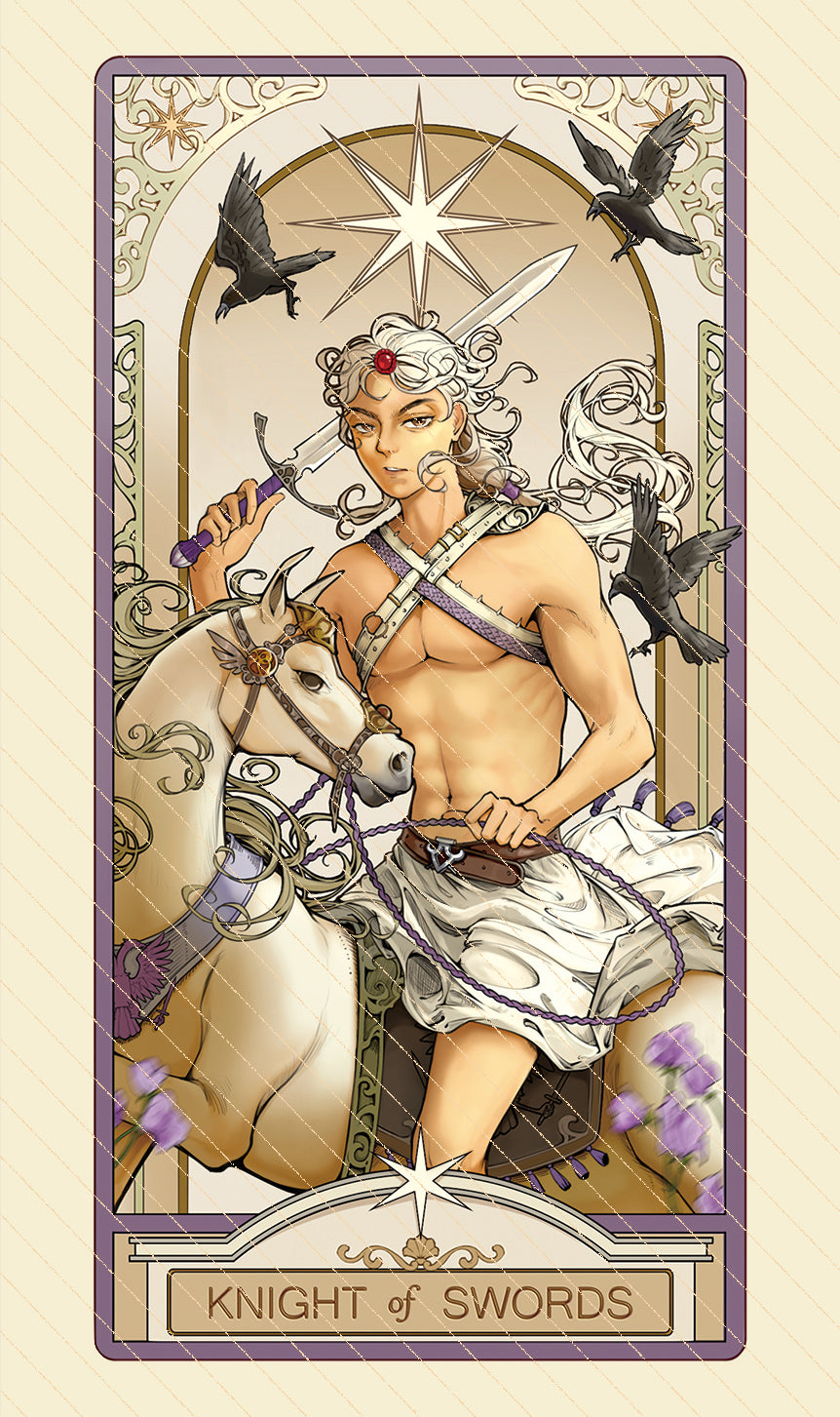 Dawn of Dreams Tarot – Knight of Swords