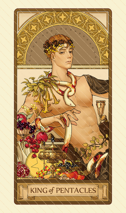 Dawn of Dreams Tarot – King of Pentacles