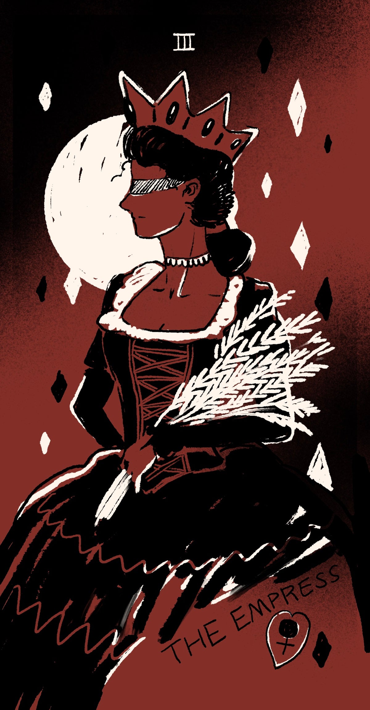 Dirty Red Tarot – The Empress