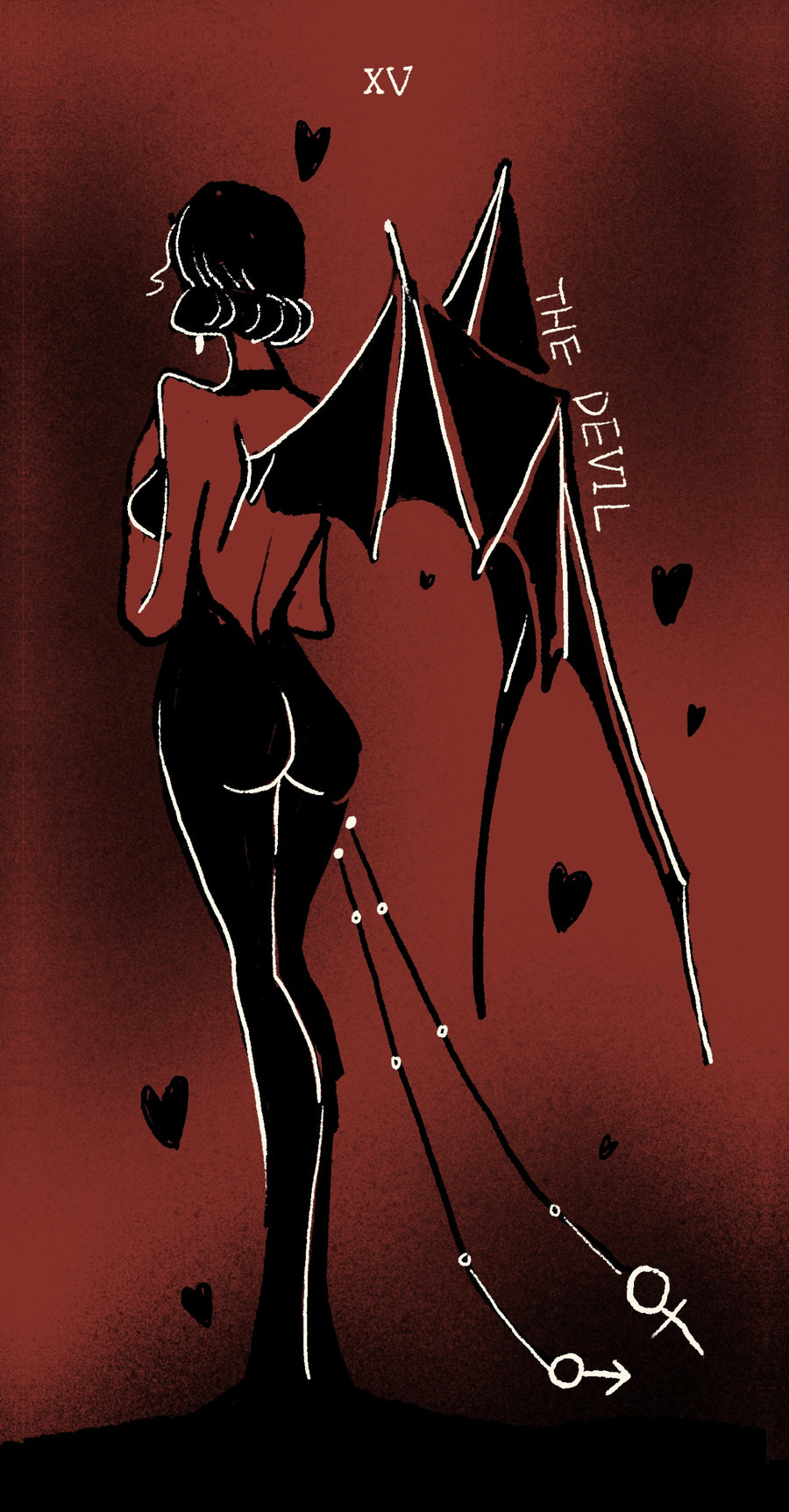 Dirty Red Tarot – The Devil
