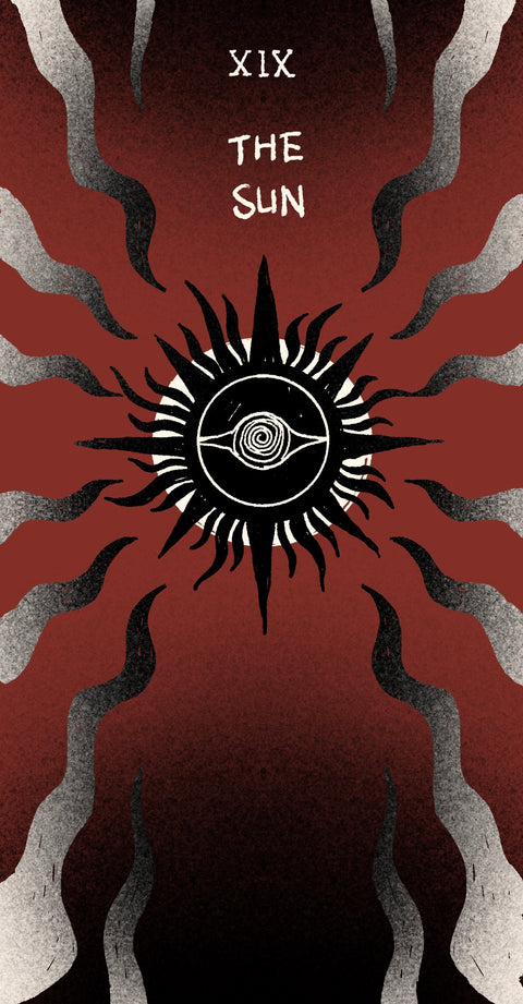 Dirty Red Tarot – The Sun