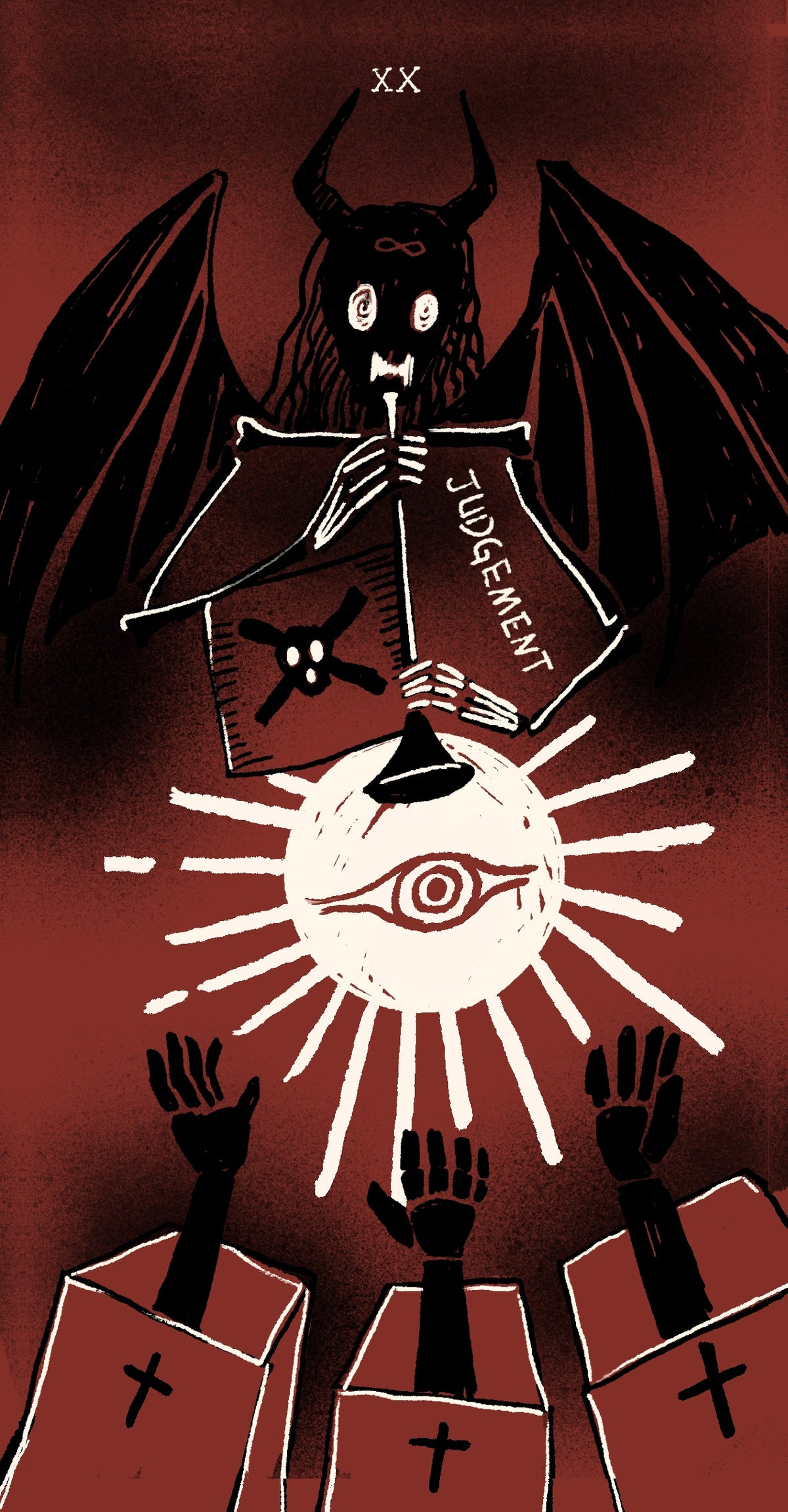 Dirty Red Tarot – Judgement
