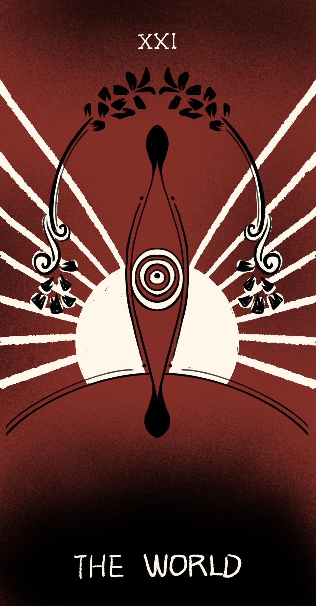 Dirty Red Tarot – The World