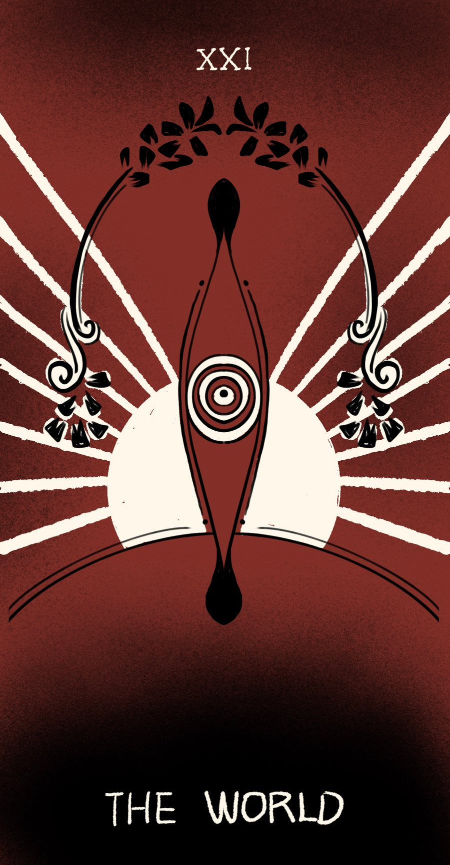 Dirty Red Tarot – The World