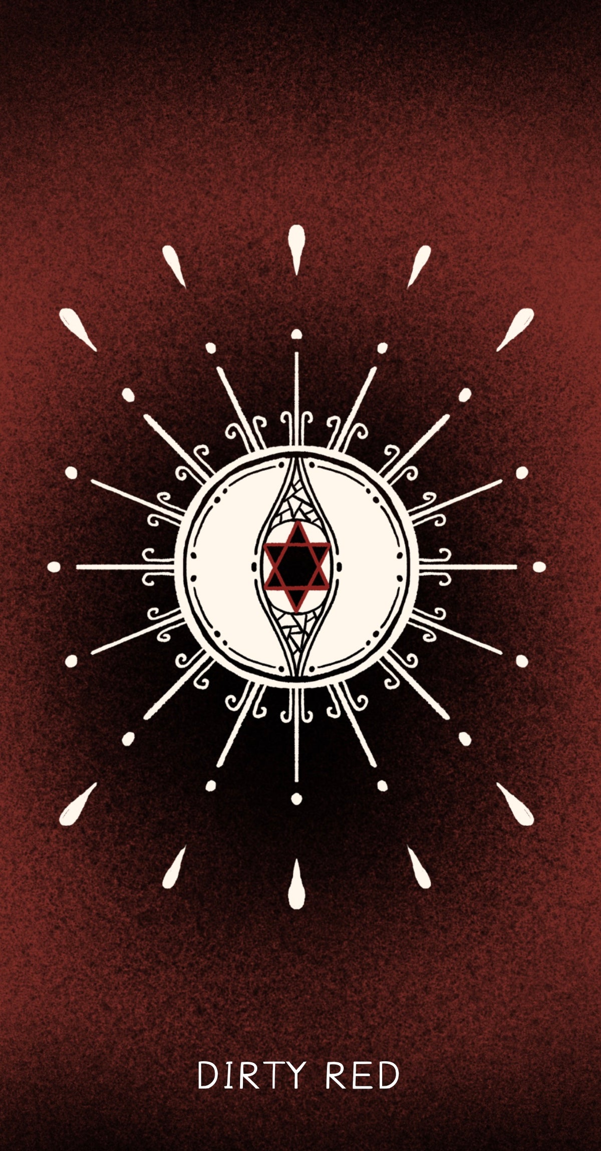 Dirty Red Tarot – The Dirty Red Card