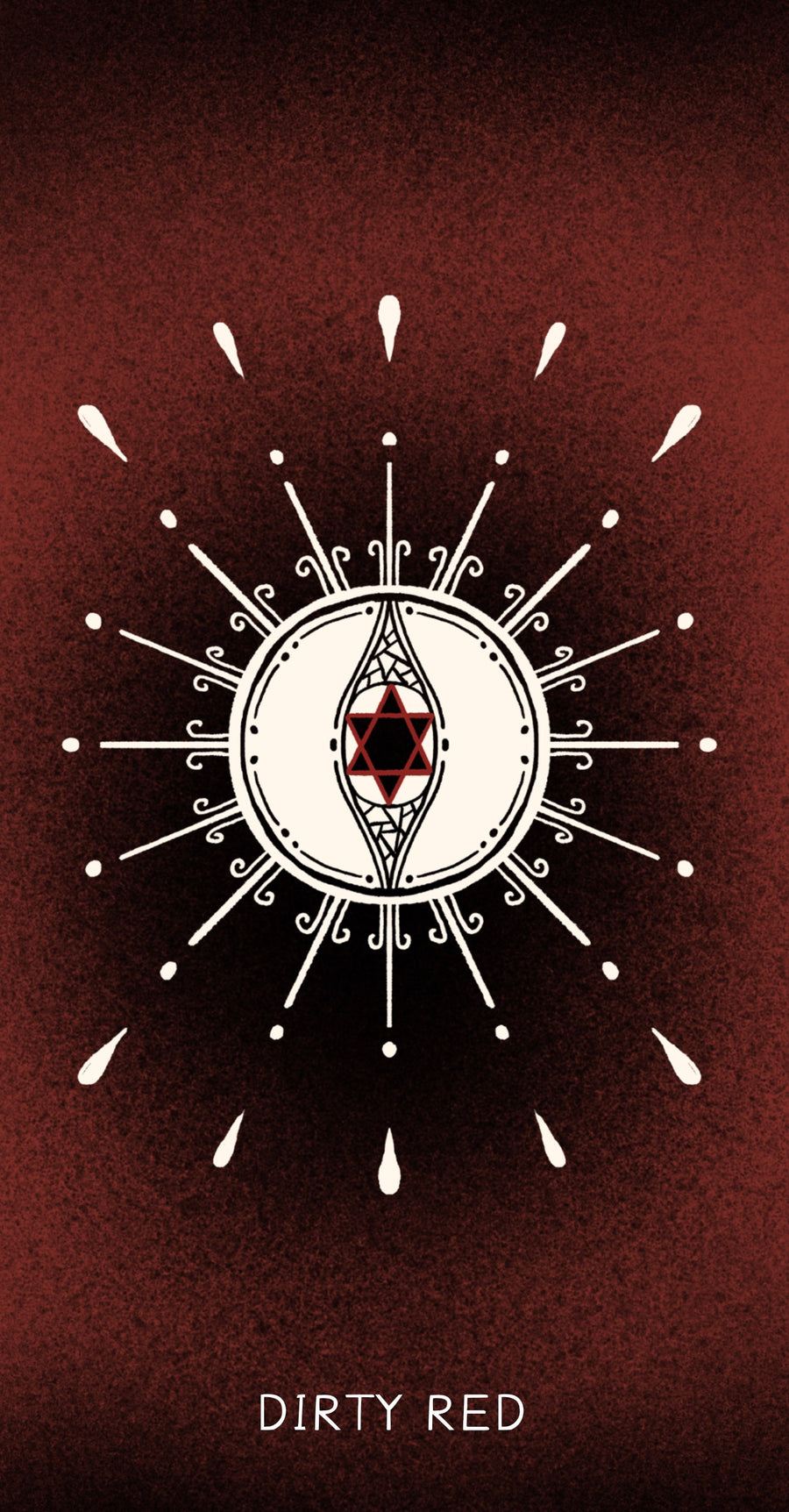 Dirty Red Tarot – The Dirty Red Card