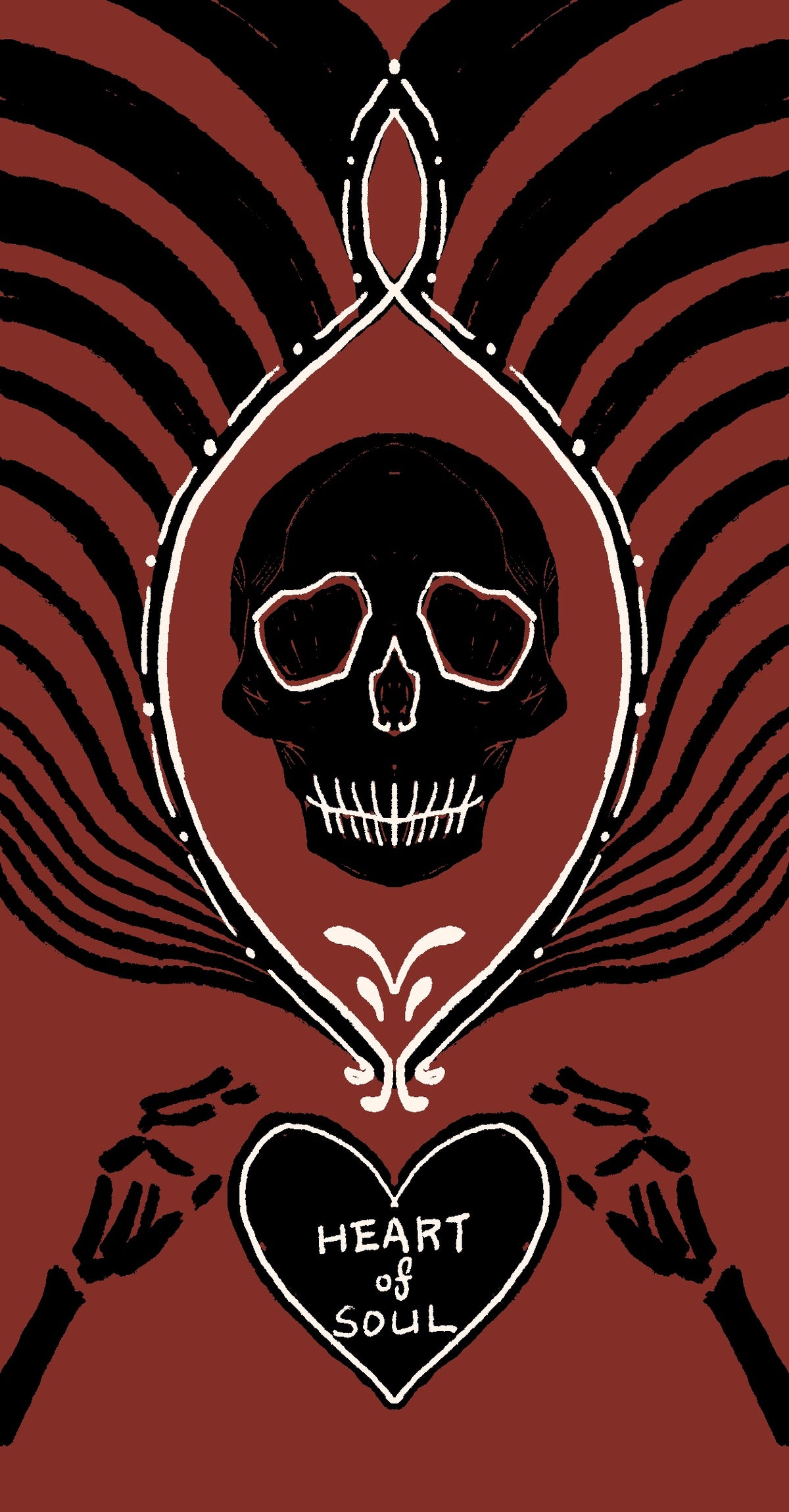 Dirty Red Tarot – Heart Cards-Heart of Soul