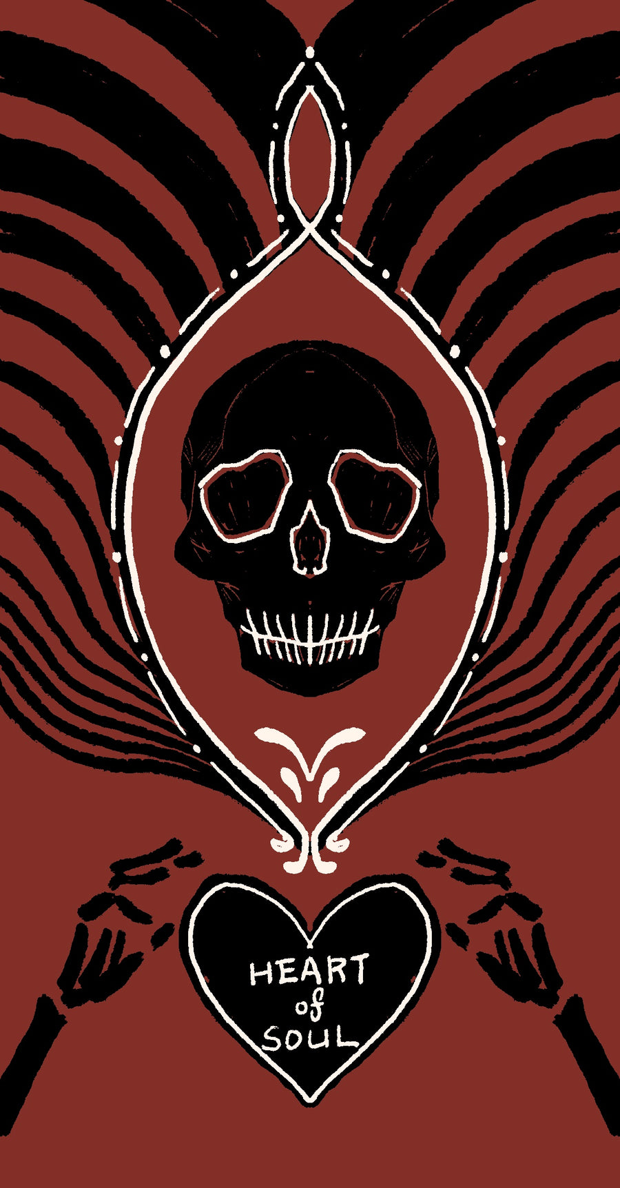 Dirty Red Tarot – Heart Cards-Heart of Soul