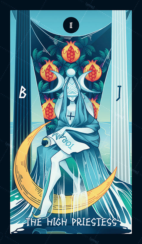 Elemental Strength Tarot – The High Priestess
