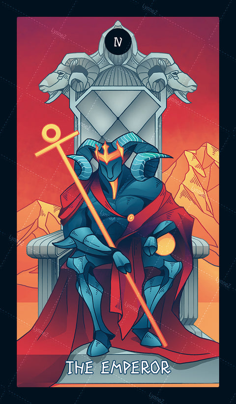 Elemental Strength Tarot – The Emperor