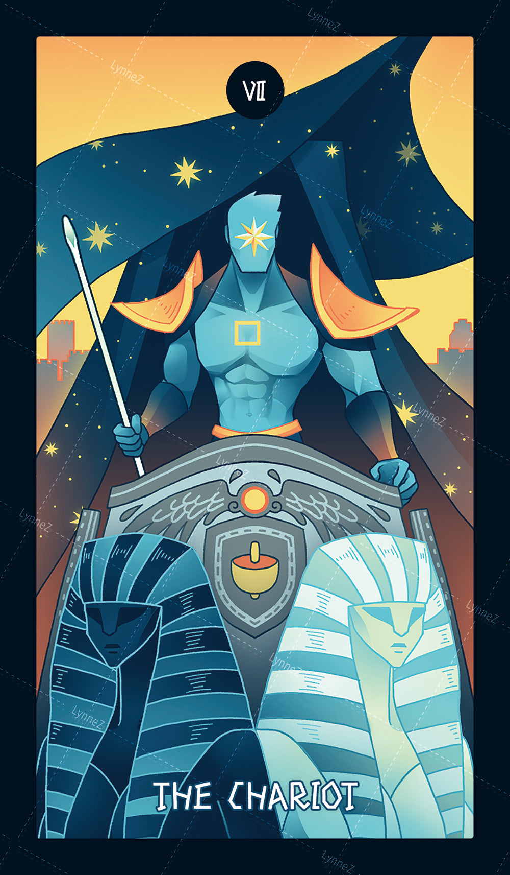 Elemental Strength Tarot – The Chariot