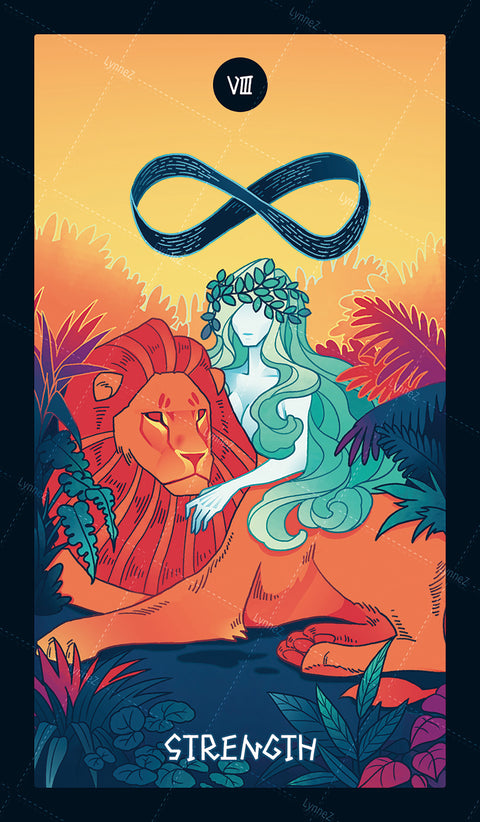 Elemental Strength Tarot – Strength