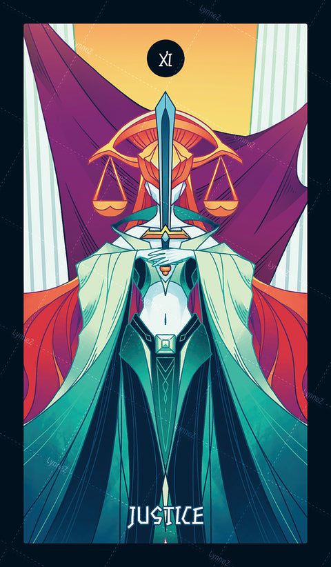 Elemental Strength Tarot – Justice
