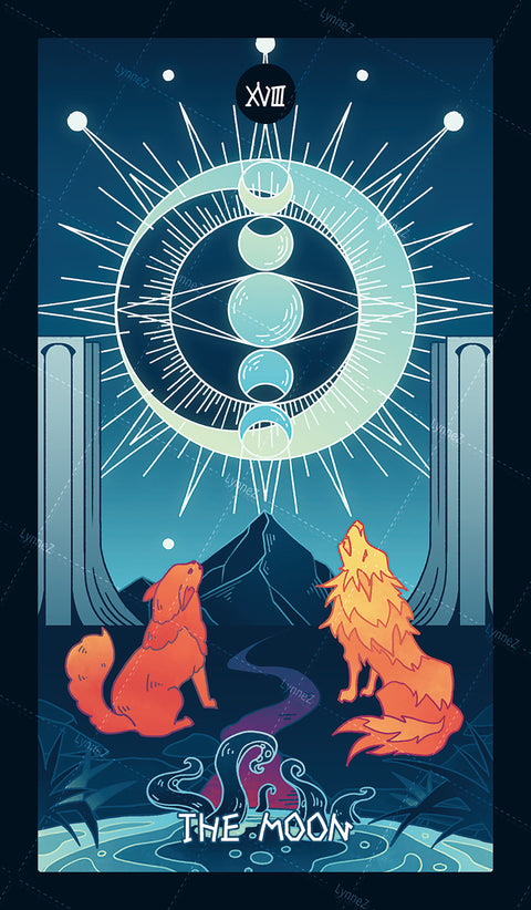 Elemental Strength Tarot – The Moon