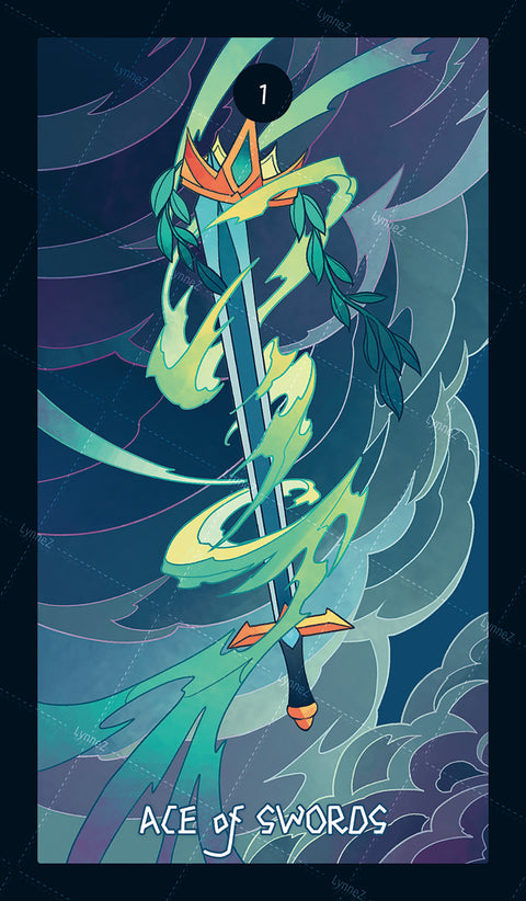 Elemental Strength Tarot – Ace of Swords