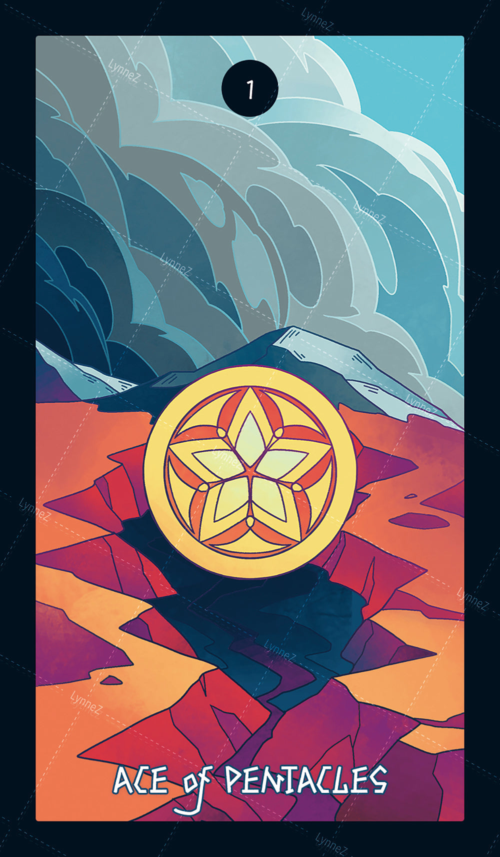 Elemental Strength Tarot – Ace of Pentacles