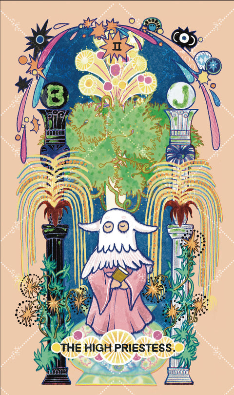 Exotic Flora Tarot – The High Priestess
