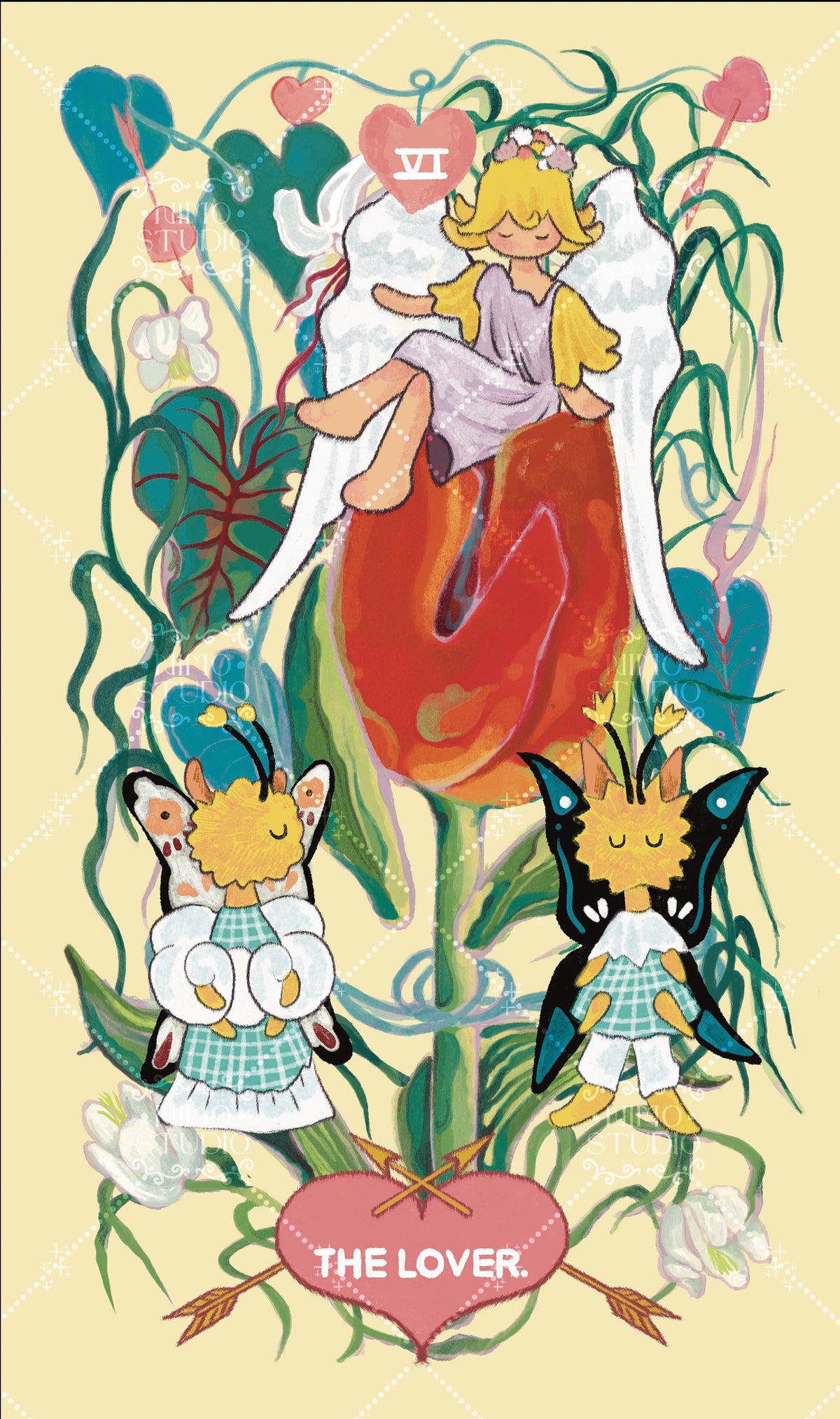 Exotic Flora Tarot – The Lovers
