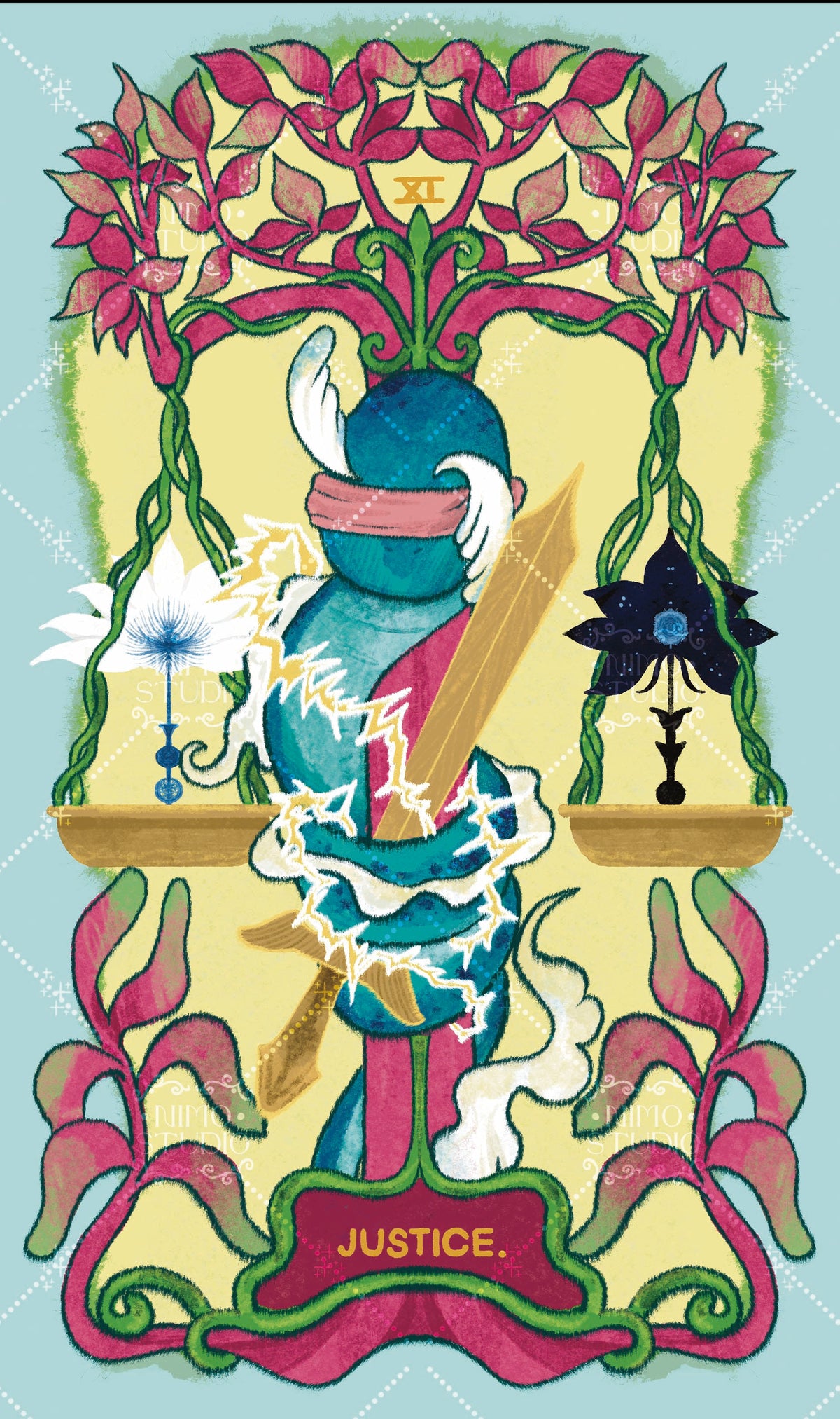 Exotic Flora Tarot – Justice