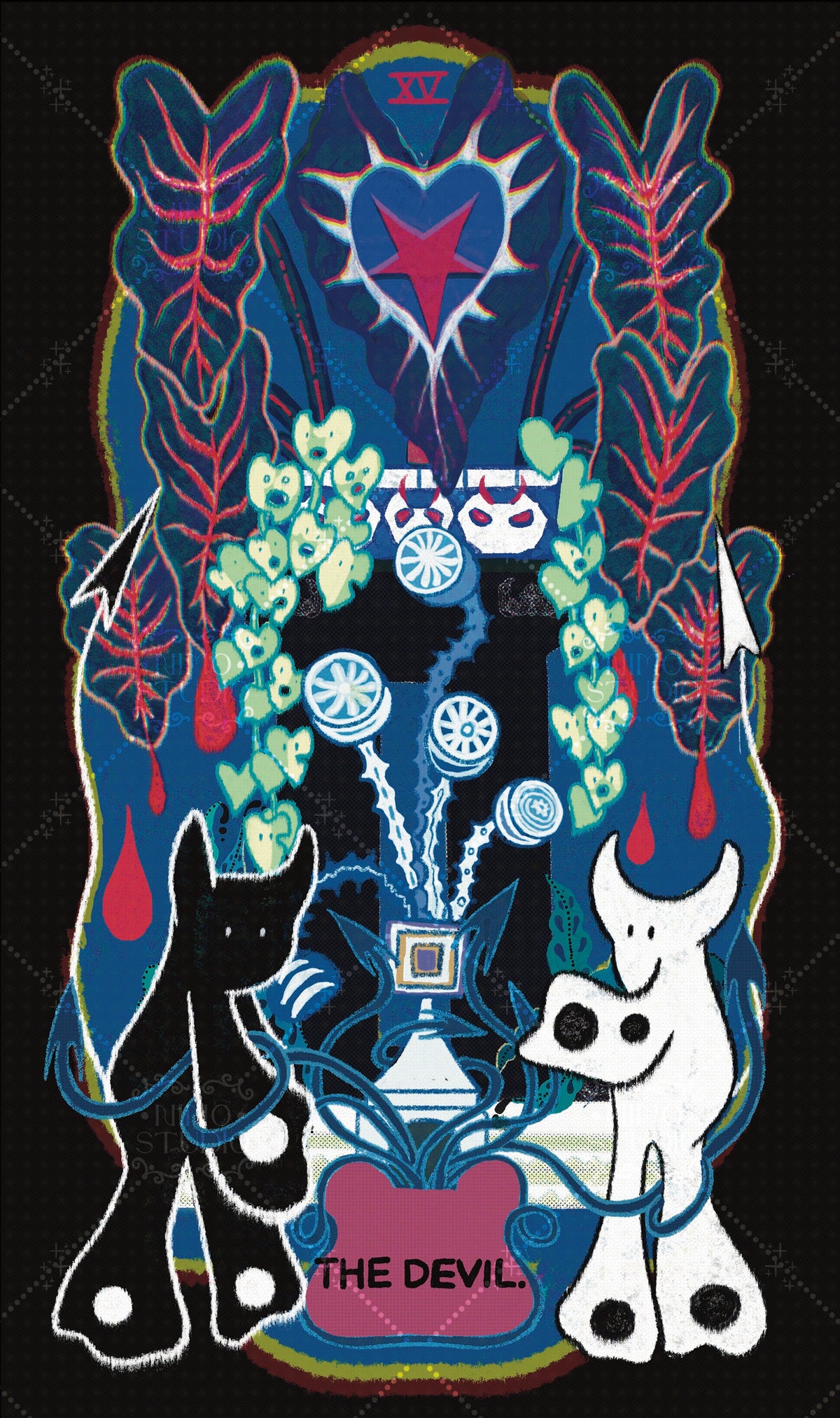 Exotic Flora Tarot – The Devil
