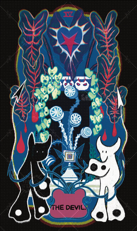 Exotic Flora Tarot – The Devil