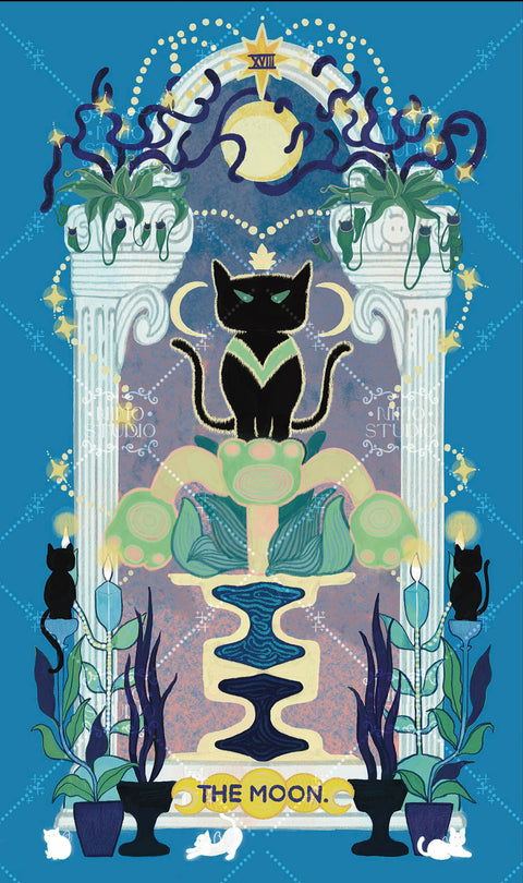 Exotic Flora Tarot – The Moon