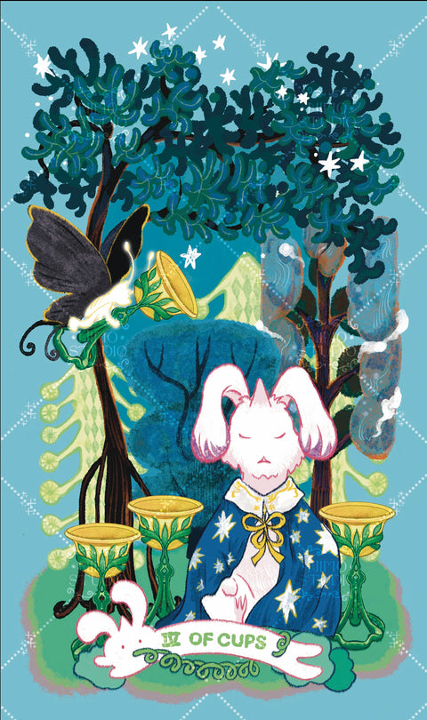 Exotic Flora Tarot – Four of Cups