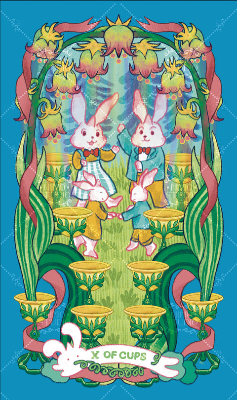 Exotic Flora Tarot – Ten of Cups