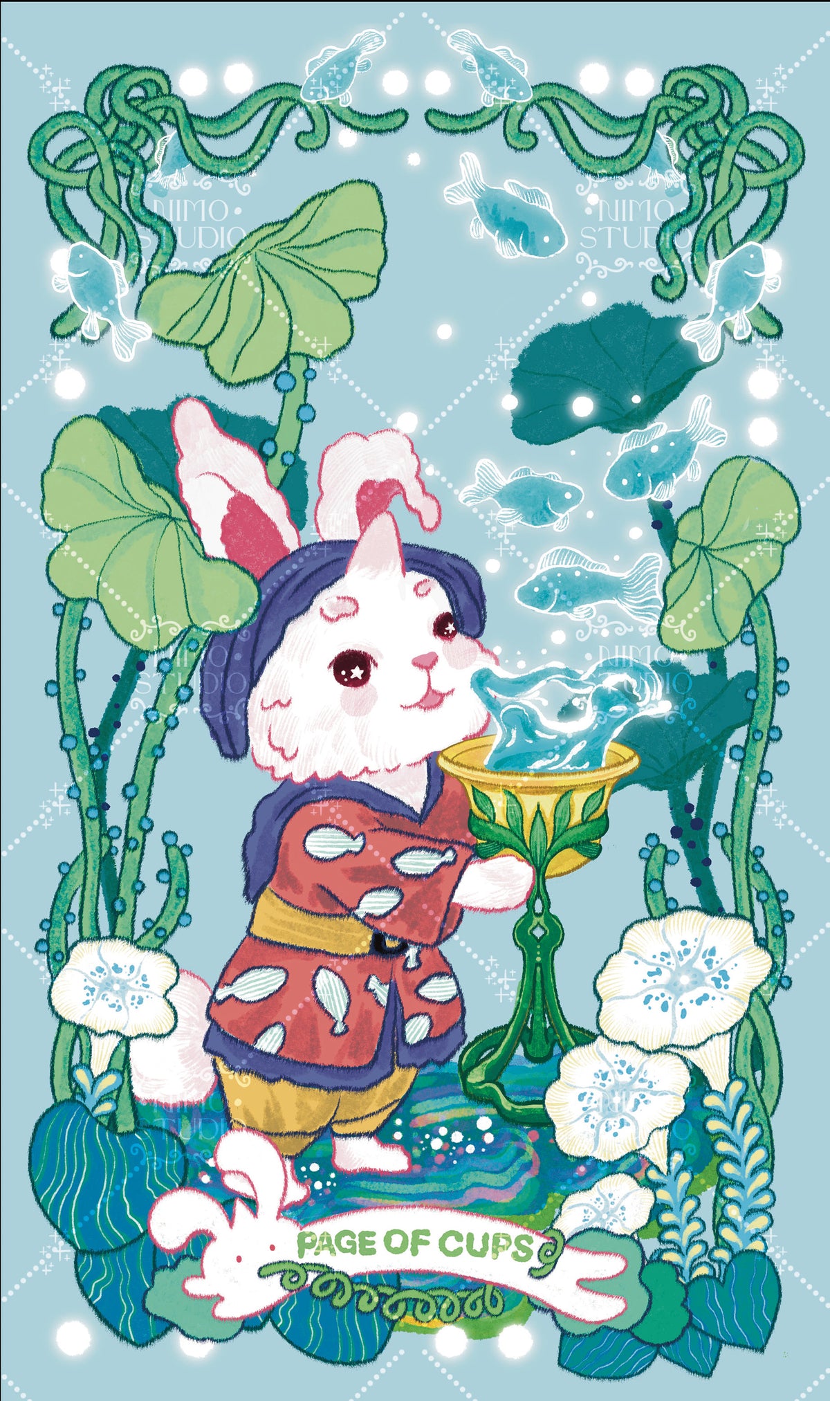 Exotic Flora Tarot – Page of Cups