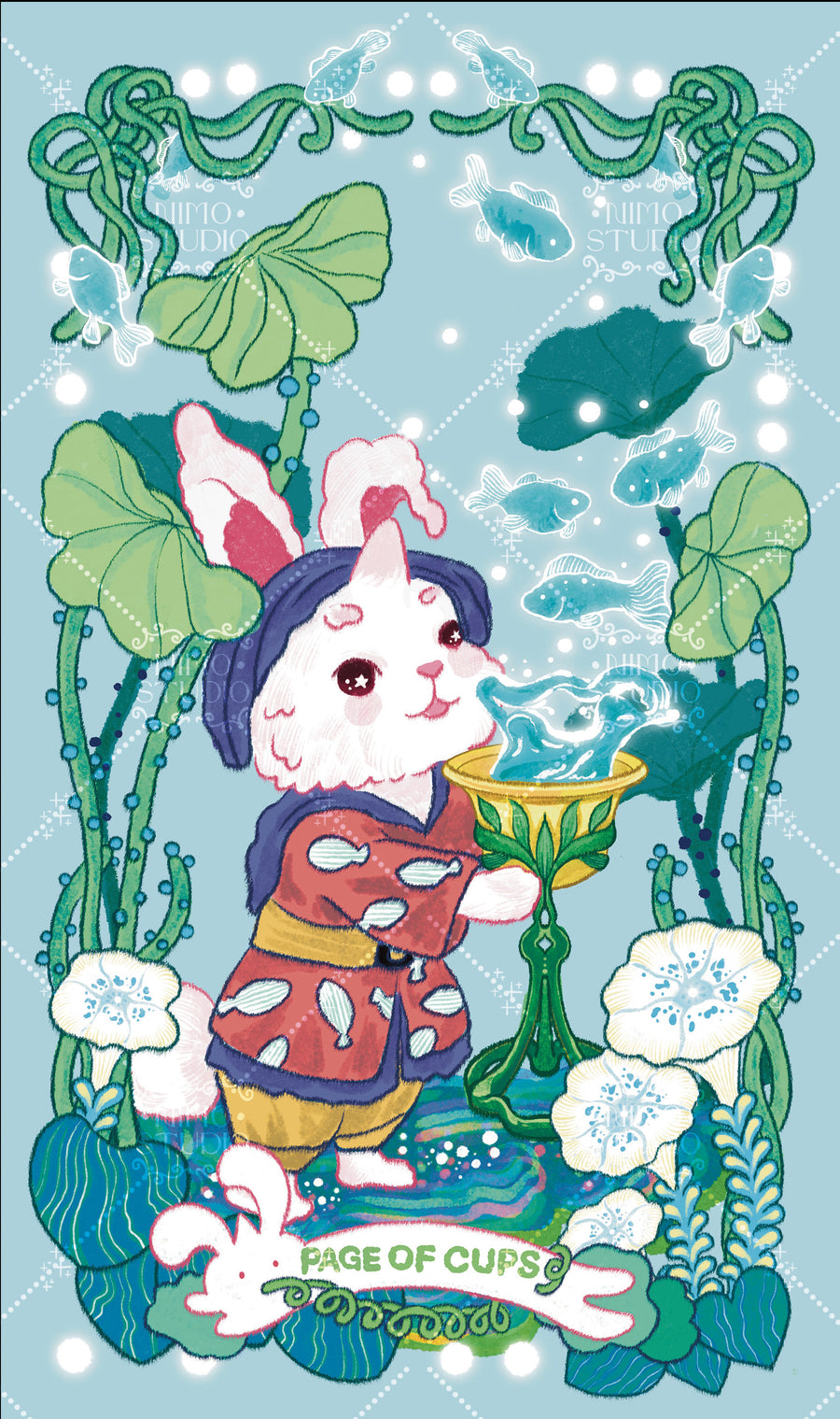 Exotic Flora Tarot – Page of Cups