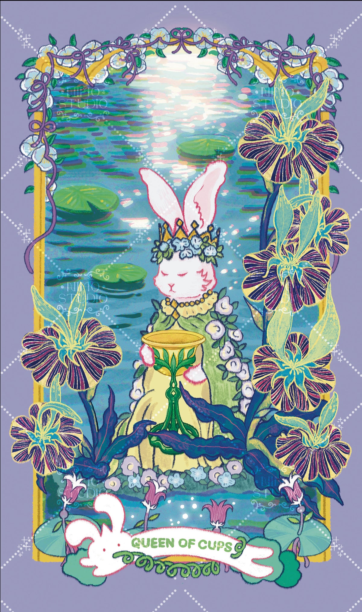 Exotic Flora Tarot – Queen of Cups