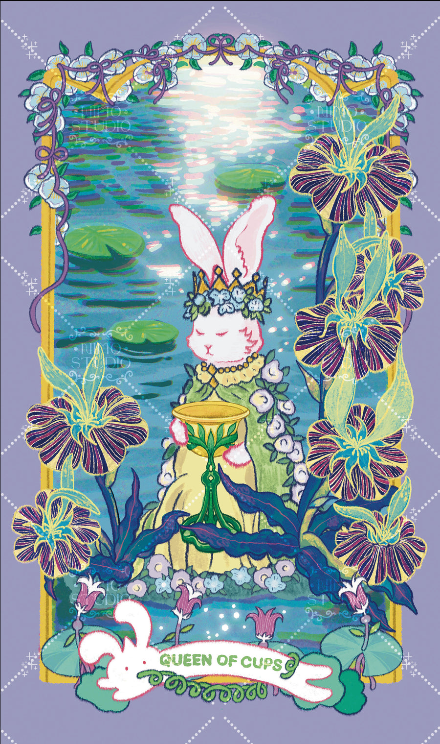 Exotic Flora Tarot – Queen of Cups