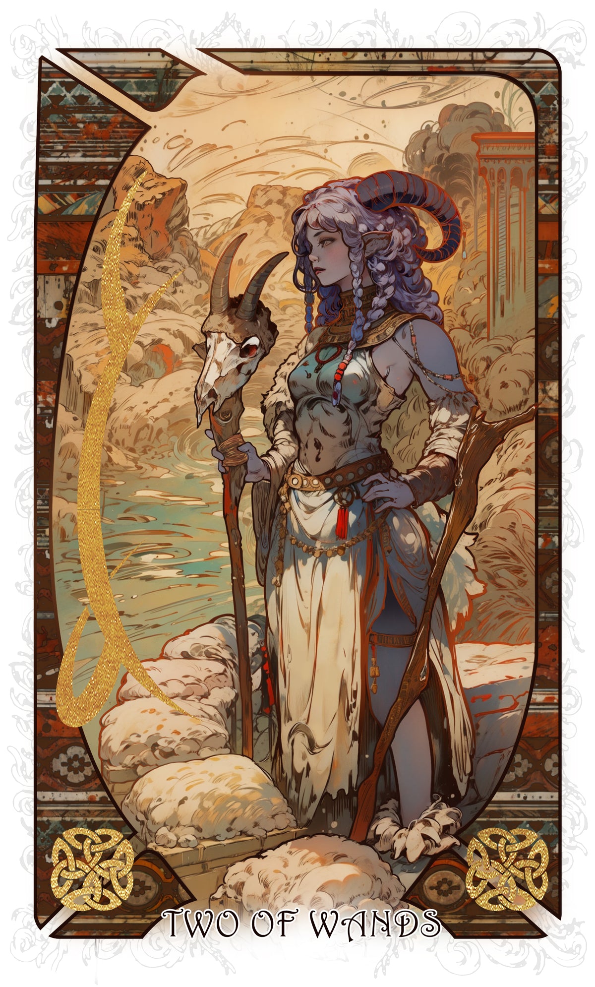 The Forest Knows Tarot – Two of Wands