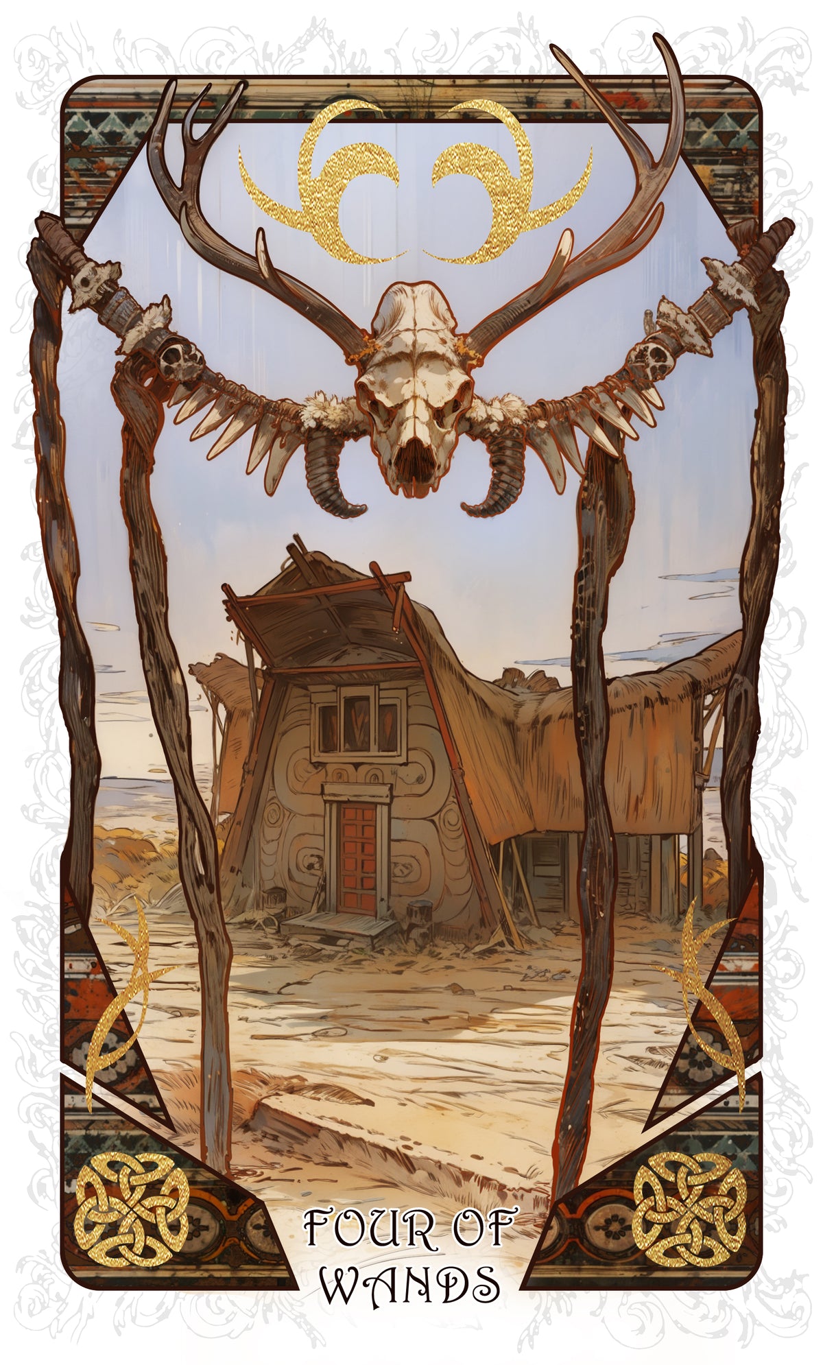 The Forest Knows Tarot – Four of Wands