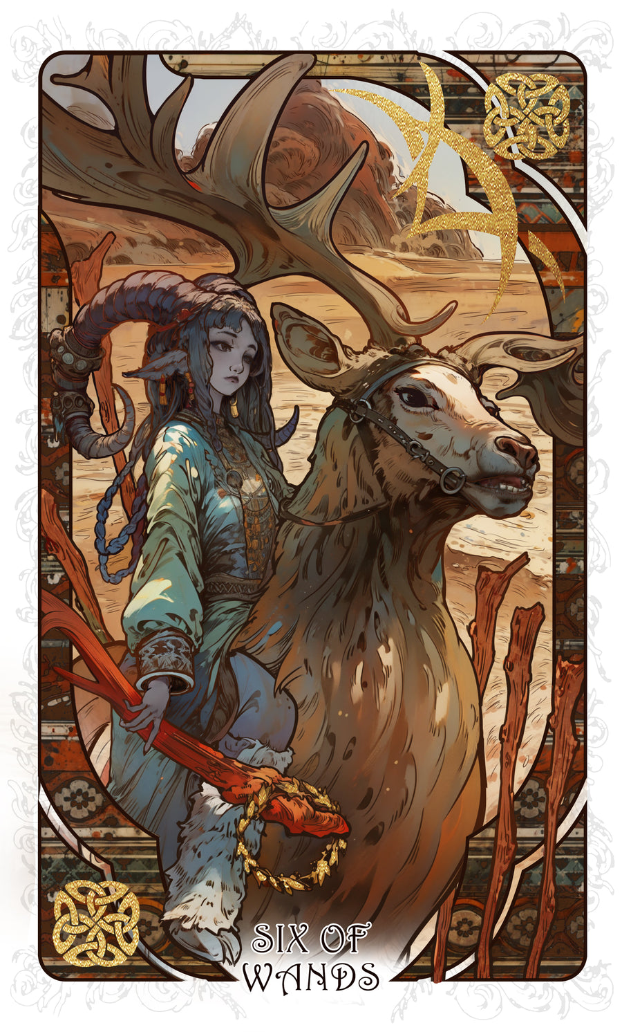 The Forest Knows Tarot – Six of Wands