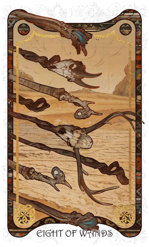 The Forest Knows Tarot – Eight of Wands