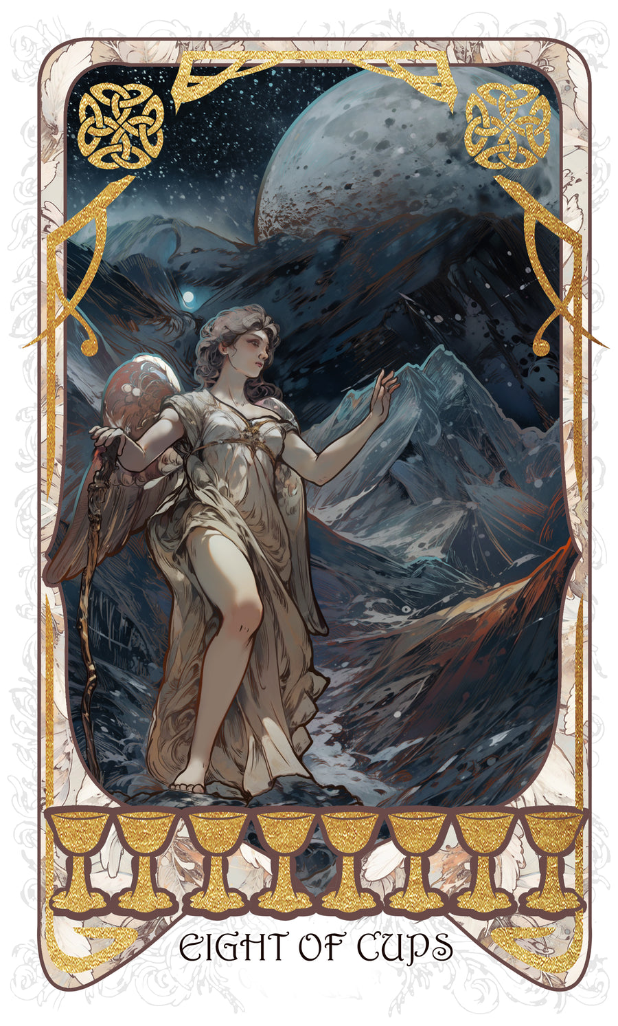 The Forest Knows Tarot – Eight of Cups