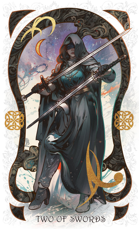 The Forest Knows Tarot – Two of Swords