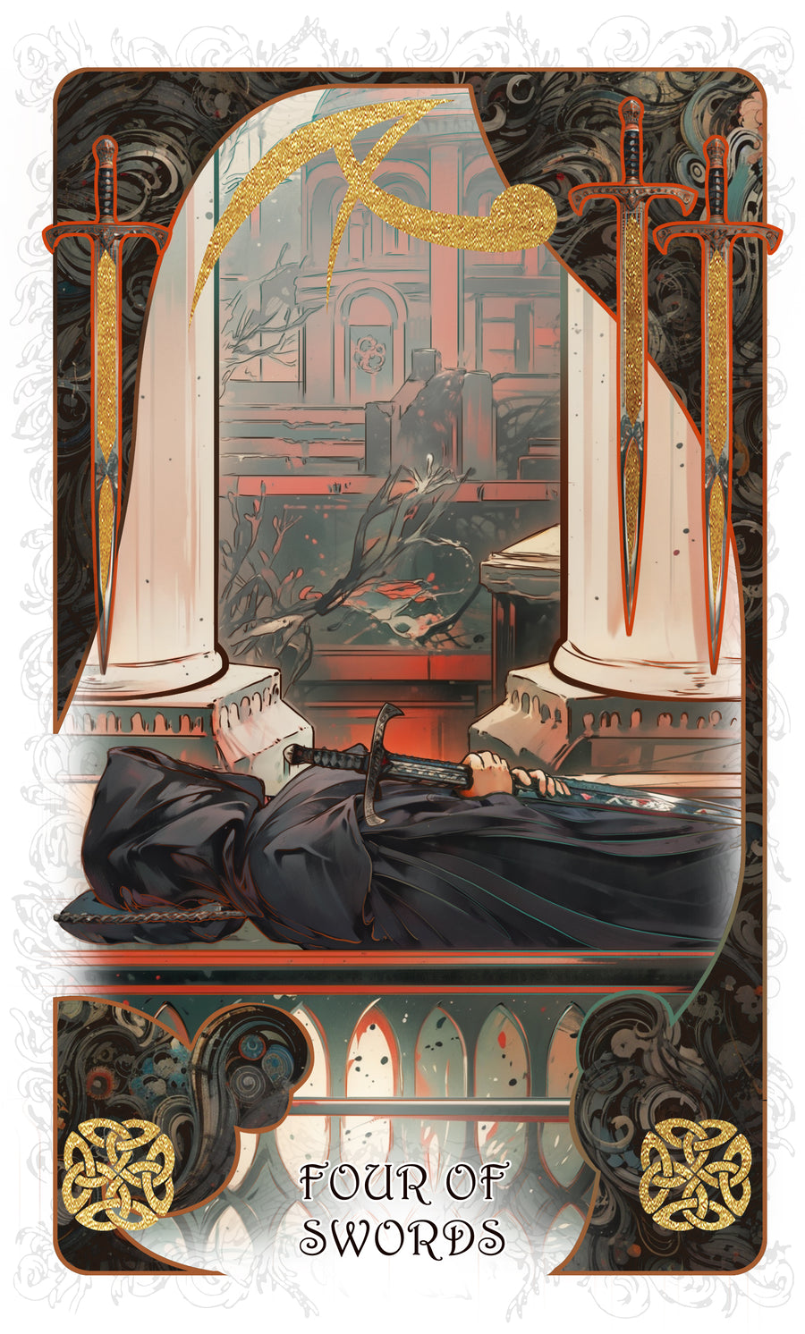 The Forest Knows Tarot – Four of Swords