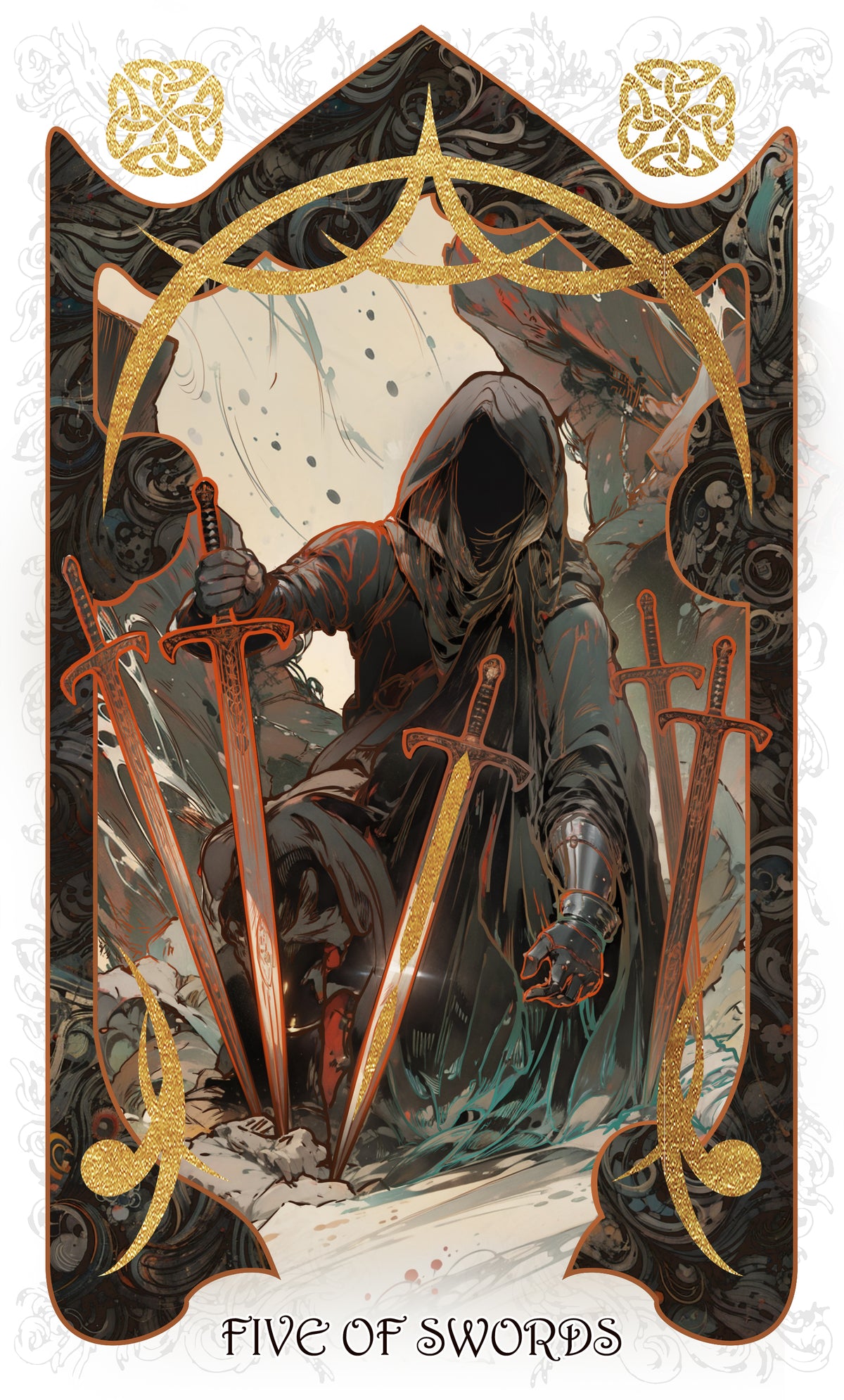 The Forest Knows Tarot – Five of Swords