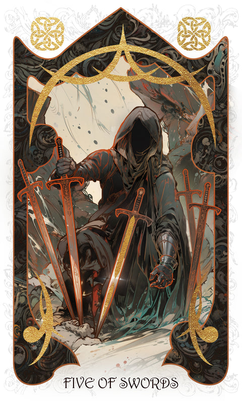 The Forest Knows Tarot – Five of Swords